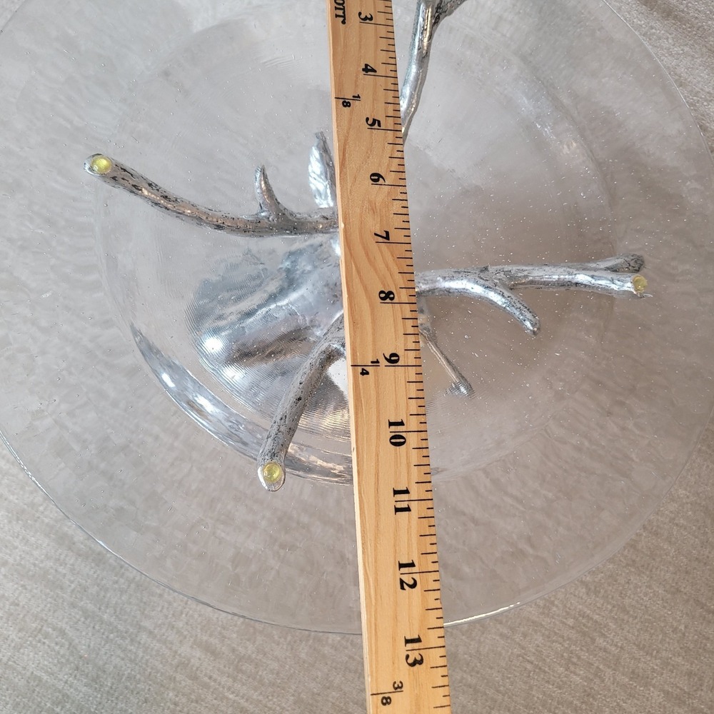 RARE Pottery Barn Stag Deer Head Platter Base Stand 12 1/2 x 9 1/2" NEW w Tags - Picture 5 of 12